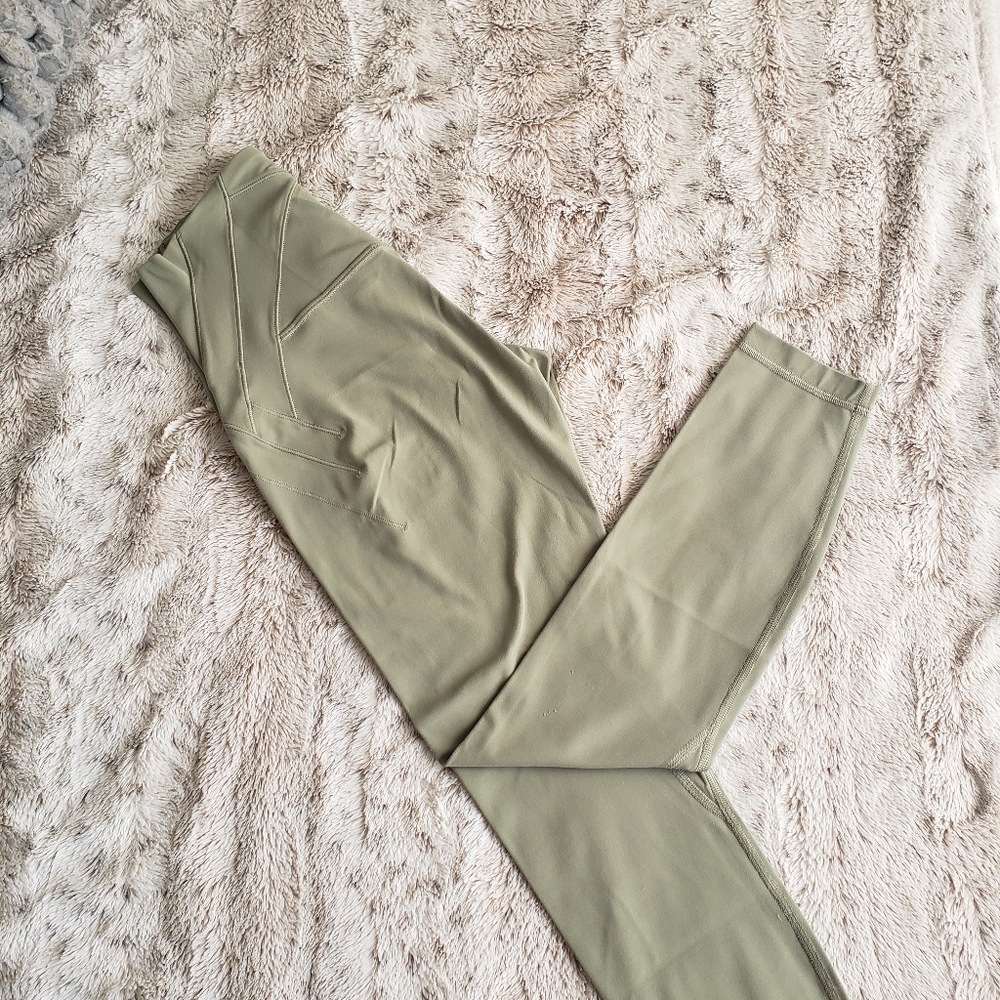 Lululemon Nulu High Rise 25" Rosemary Green